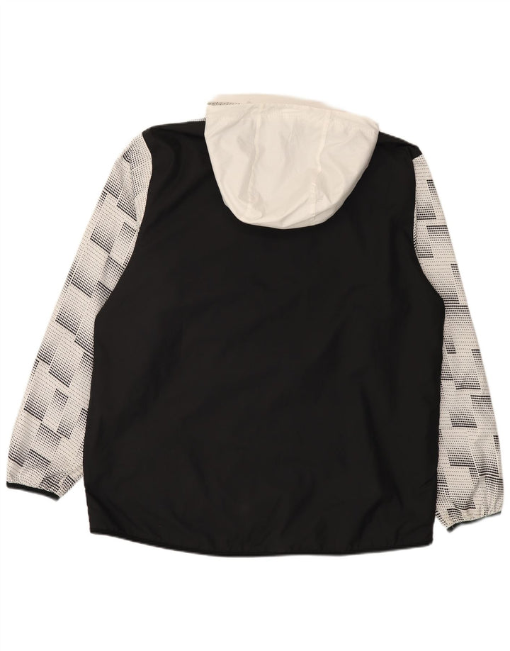 Giacca antipioggia con cappuccio Nike da uomo UK 42 XL Poliestere color block nero