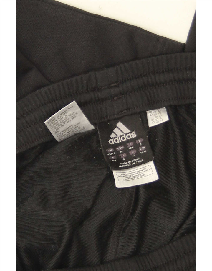 Pantaloni da tuta da uomo Adidas UK 40/42 Medium Nero Poliestere