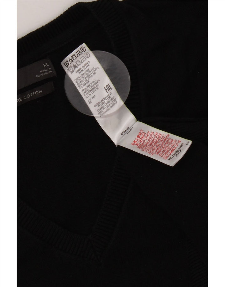 Canotta da uomo Marks & Spencer XL in cotone nero
