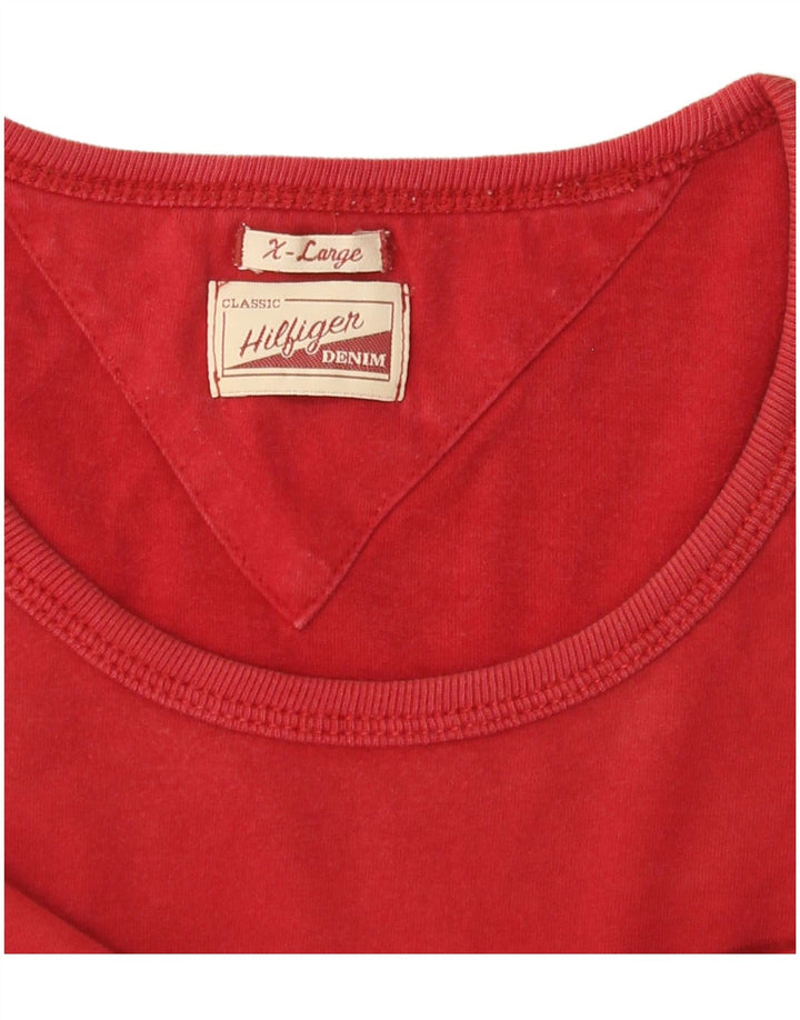 Maglietta da uomo Tommy Hilfiger Top XL rossa