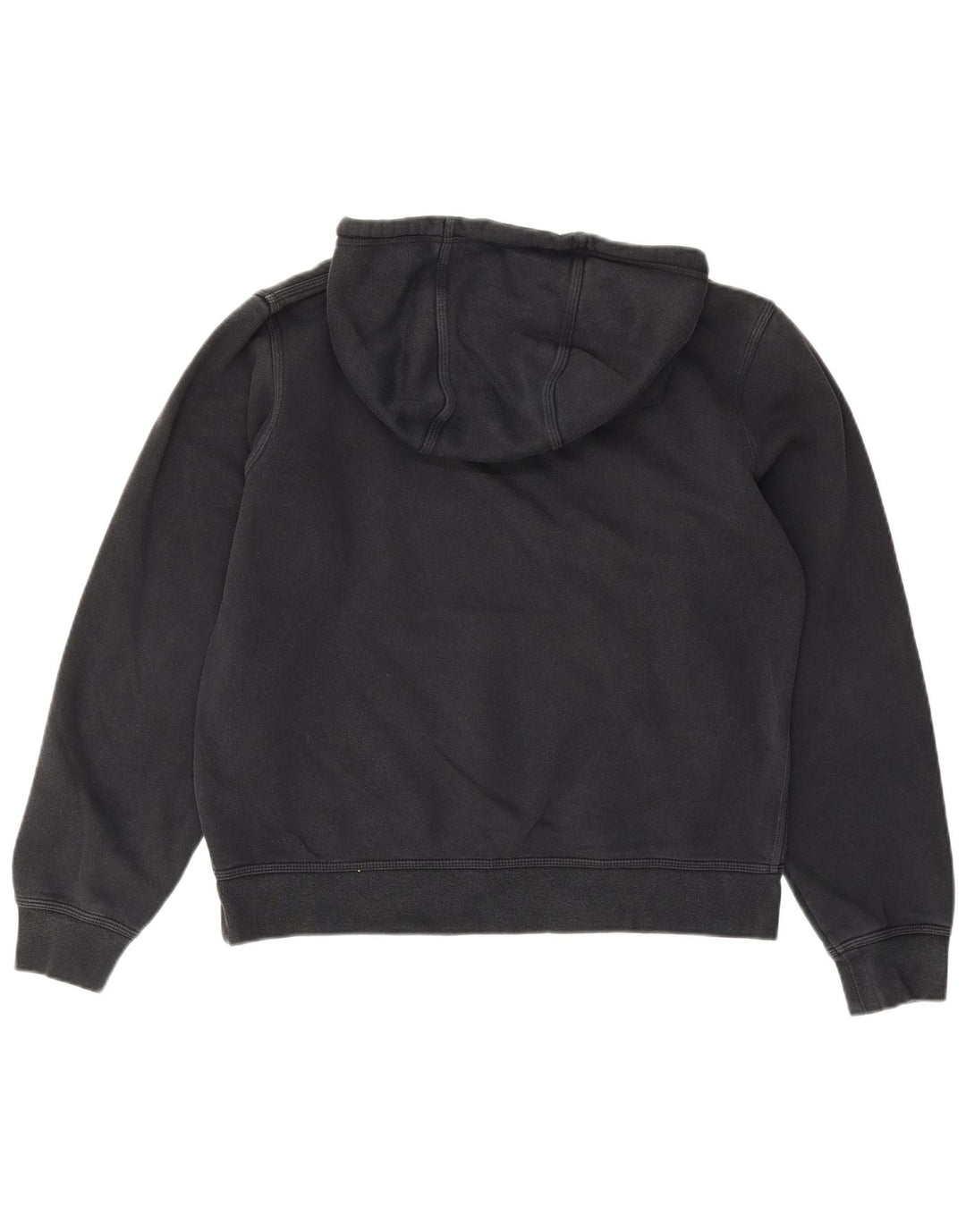 Felpa con cappuccio da uomo Nike, cotone medio nero