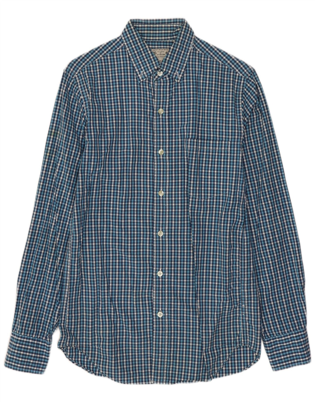 Camicia da uomo J. Crew XS in cotone a quadretti blu
