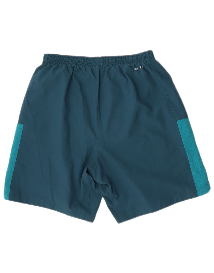 Pantaloncini sportivi Nike Dri Fit Graphic da uomo, piccoli, in poliestere color block verde