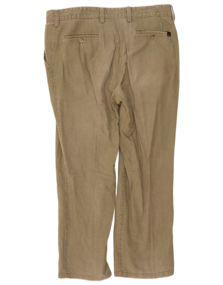 CAMEL ACTIVE Pantaloni chino dritti da uomo W36 L27 cotone kaki
