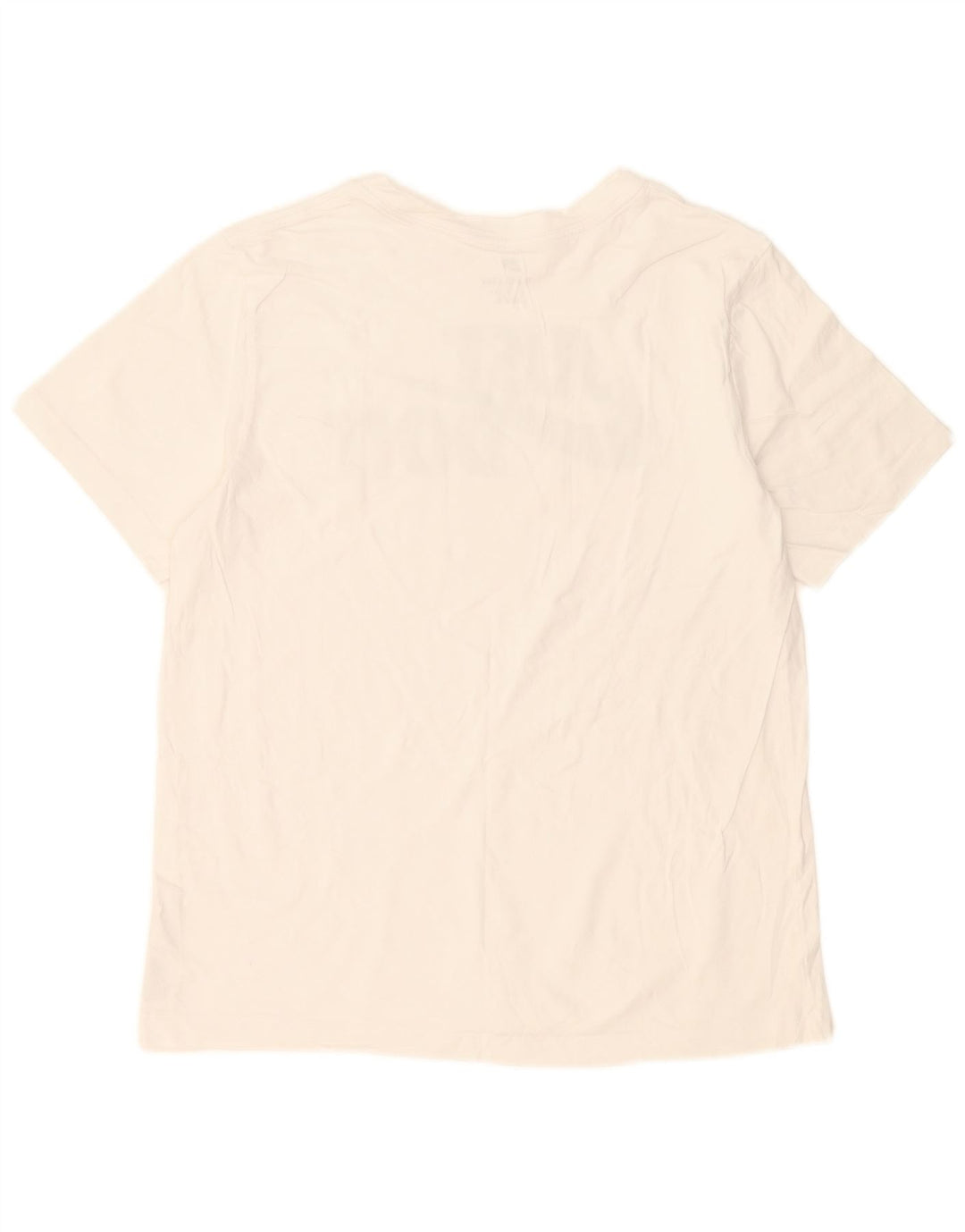 T-shirt grafica da uomo Nike Top grande in cotone bianco