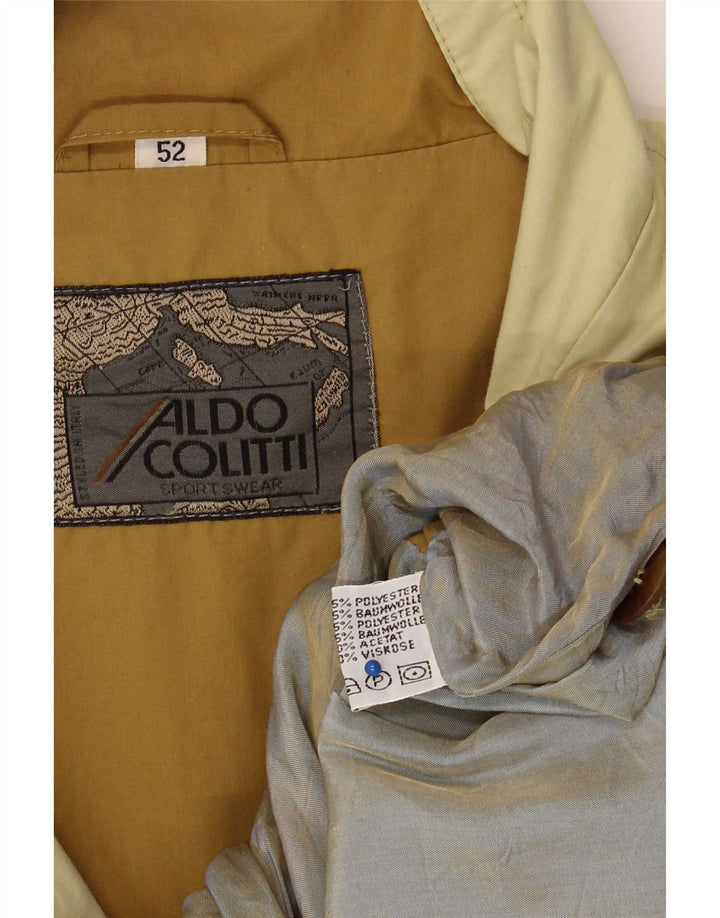 Giubbotto Bomber Uomo Aldo Colitti IT 52 XL Poliestere Kaki