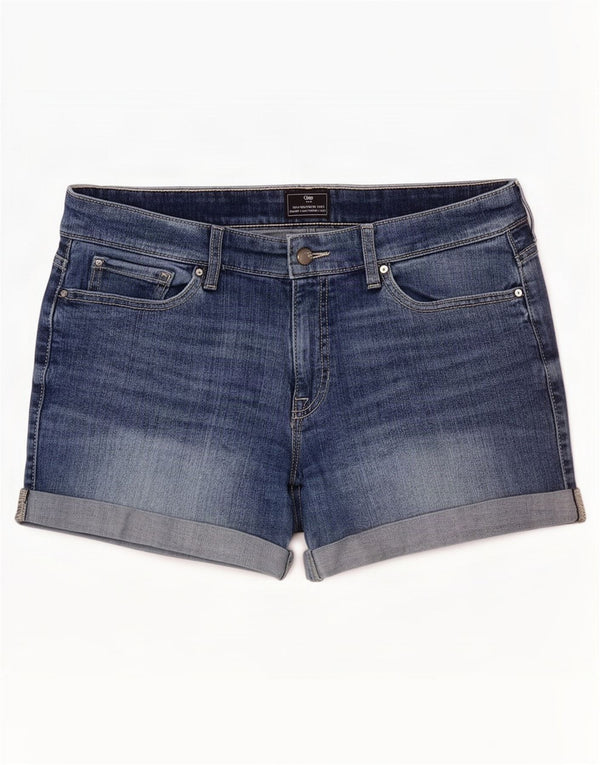 Pantaloncini di jeans da fidanzato sexy da donna Gap UK 12 medi W32 cotone blu