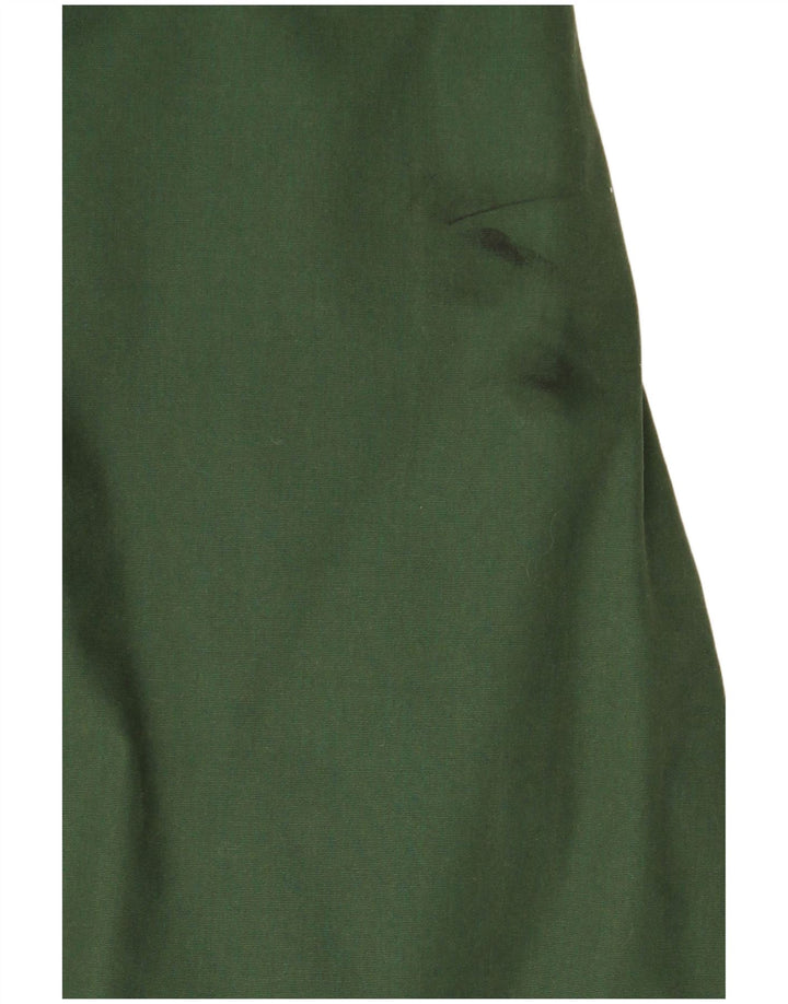 Giacca imbottita da uomo vintage UK 44 2XL cotone verde