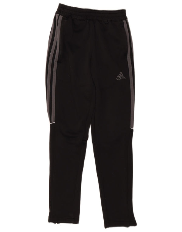Pantaloni della tuta da ragazzo Adidas 9-10 anni in poliestere nero