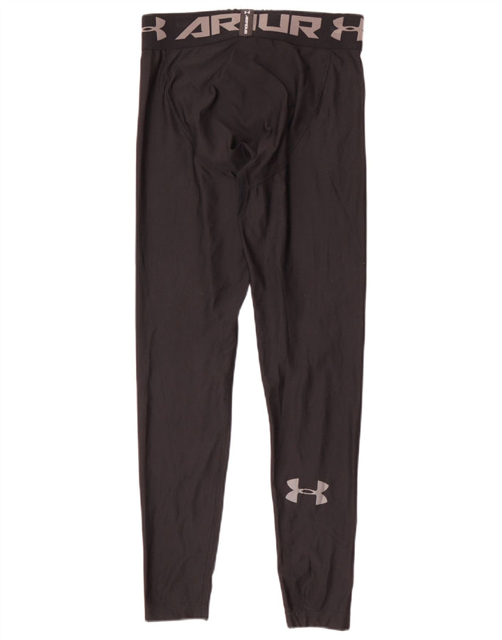 Leggings grafici da ragazzo Under Armour 9-10 anni poliestere nero medio