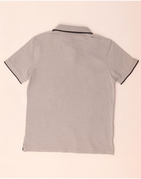 Polo da uomo Jack & Jones 2XL cotone chiazzato grigio