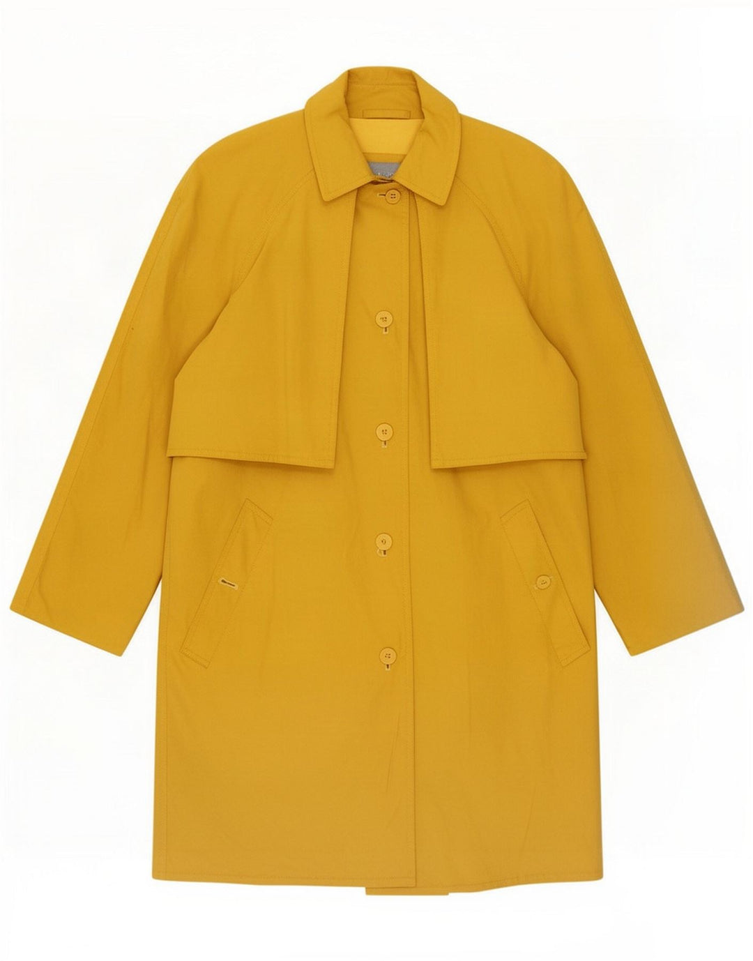 Trench vintage da donna IT 42 giallo medio