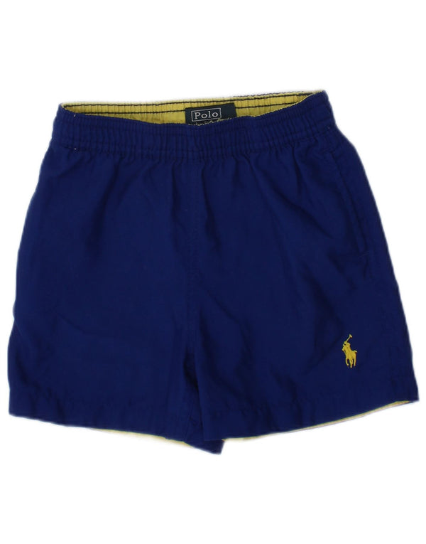 POLO RALPH LAUREN Pantaloncini sportivi da neonato 12-18 mesi in poliestere blu