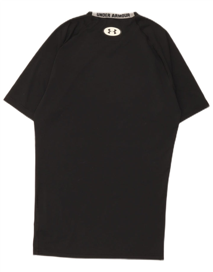 Maglietta Under Armour da uomo Heat Gear Top in poliestere nero medio