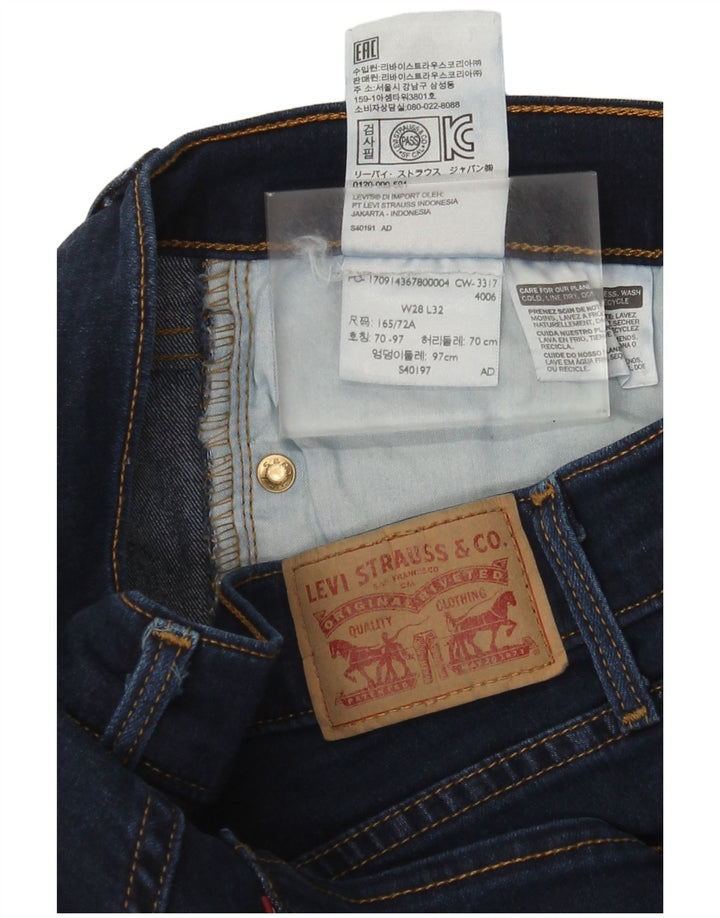 Jeans slim da donna Levi's W28 L32 blu navy
