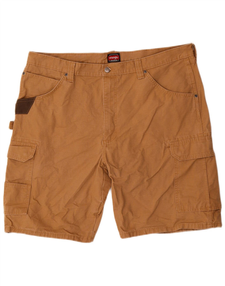 Pantaloncini cargo da uomo Wrangler W40 XL in cotone beige
