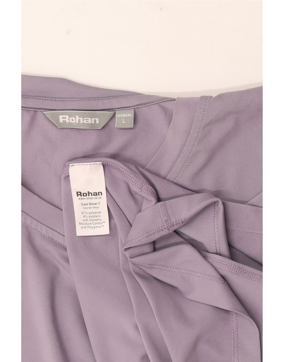 T-shirt da donna Rohan Top UK 16 grande poliestere viola