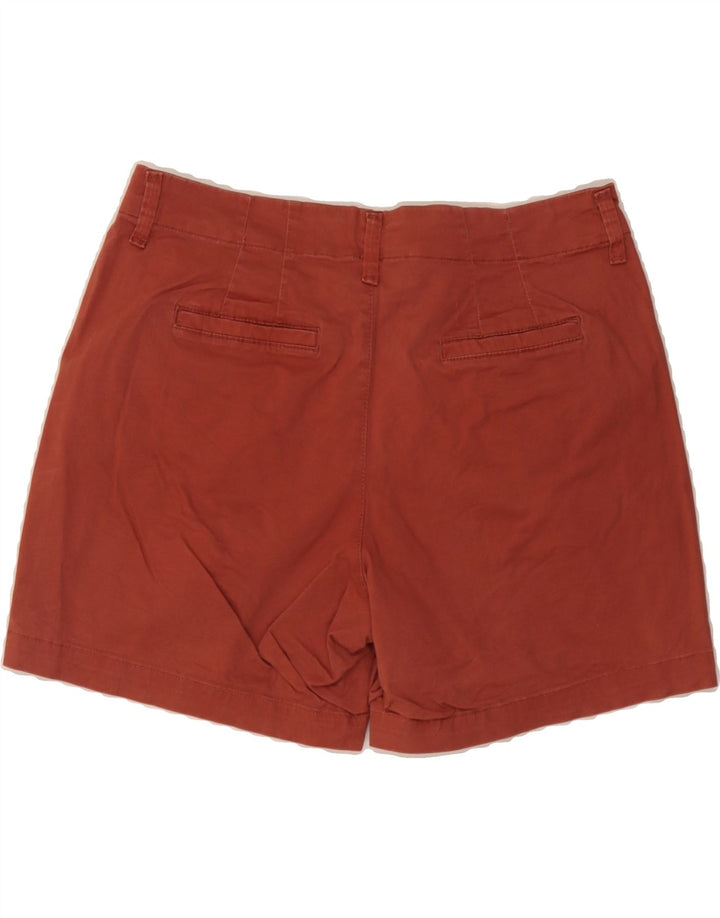 LEE Womens Chino Shorts US 12 Large W32 Maroon Cotton