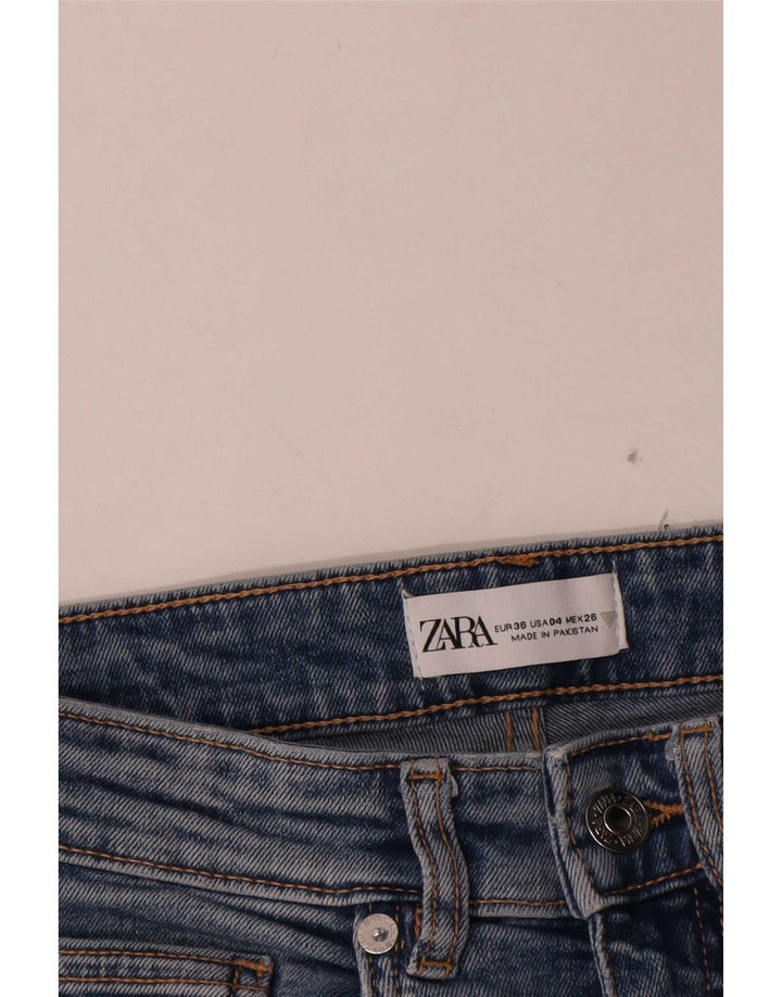 Jeans Bootcut da donna Zara EU 36 XS W26 L26 Blu