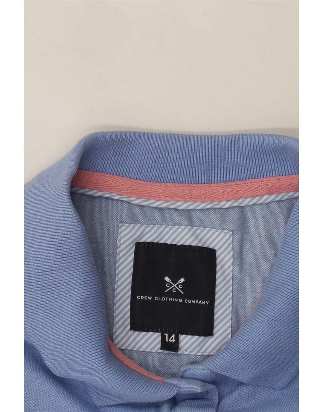 Polo da donna Crew Clothing UK 14 Blu medio