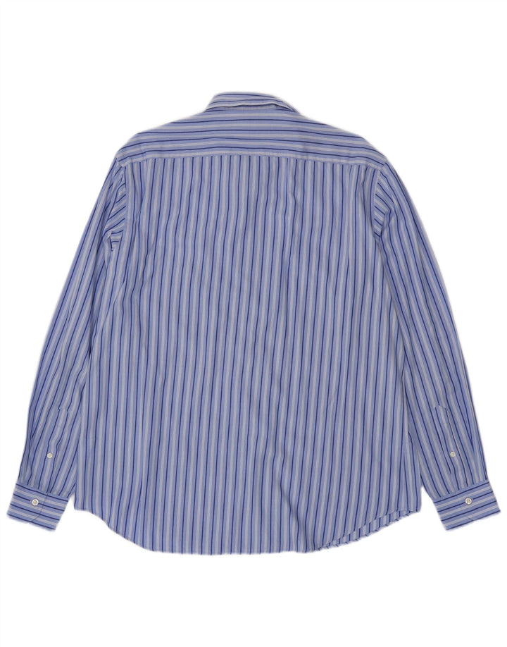 Camicia Uomo CARRERA XL Cotone Gessato Blu