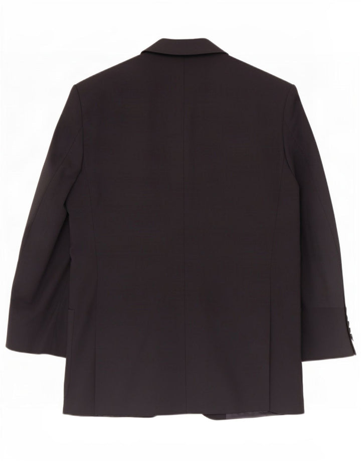 Giacca blazer a 2 bottoni da uomo Marks & Spencer UK 36 piccola in poliestere blu navy