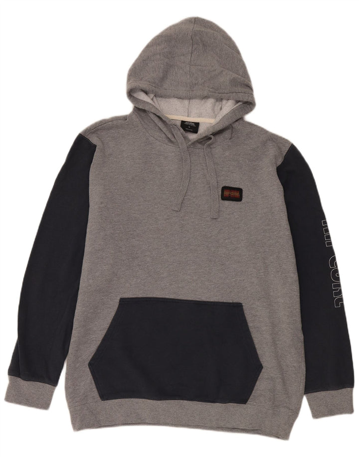 Felpa con cappuccio grafica da uomo Rip Curl XL grigio color block