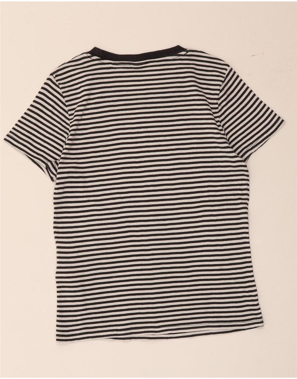 T-shirt da donna Levi's Top UK 10 piccola in cotone gessato nero