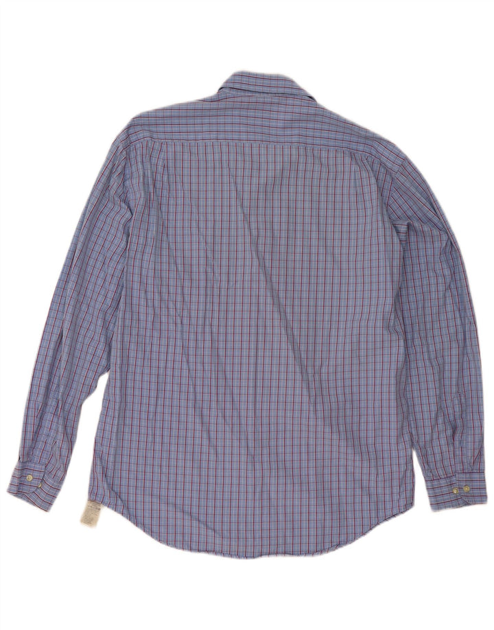 Camicia da uomo Massimo Dutti taglia 44 XL in cotone a quadri blu