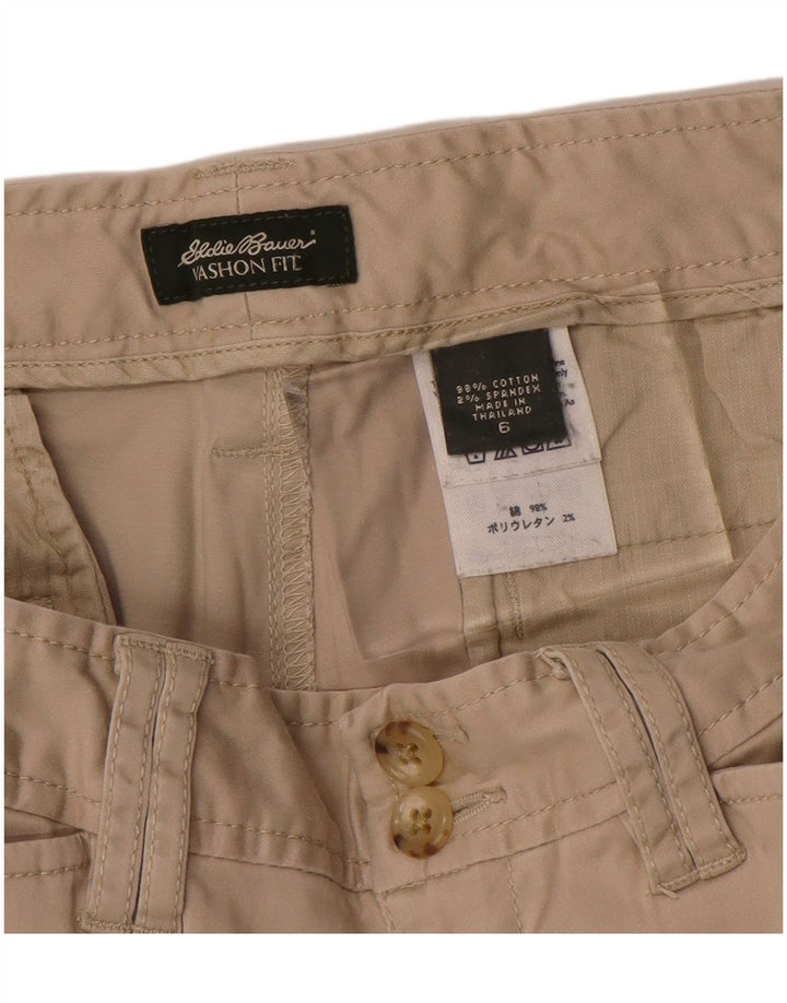 Pantaloni Capri da donna Vashon Fit EDDIE BAUER US 6 Medium W32 L21 Beige