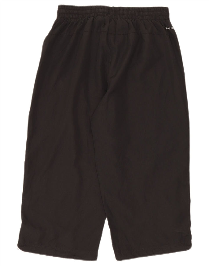 Pantaloncini sportivi Adidas Climalite Bermuda da ragazzo 15-16 anni in poliestere nero