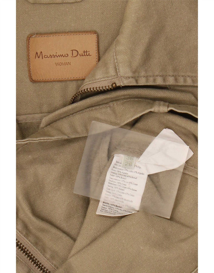 Giacca utility da donna Massimo Dutti EU 36 XS Lino kaki