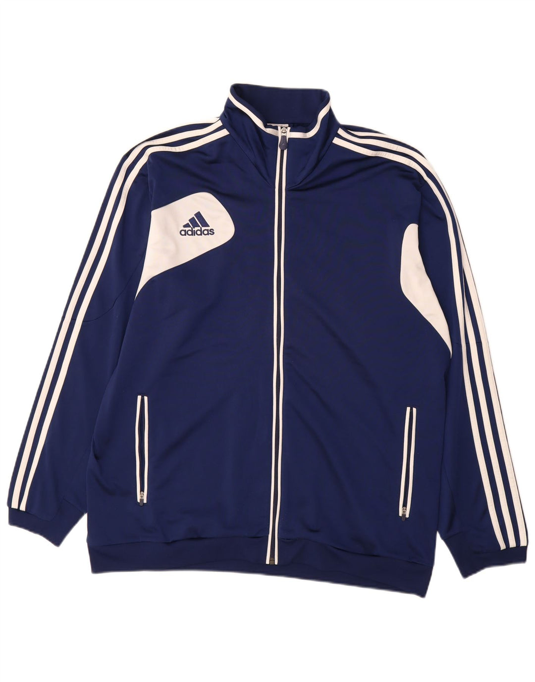 Giacca da tuta da uomo ADIDAS UK 46/48 XL Blu navy Colourblock