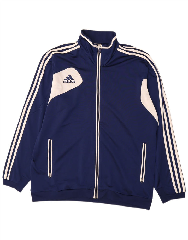 Giacca da tuta da uomo ADIDAS UK 46/48 XL Blu navy Colourblock