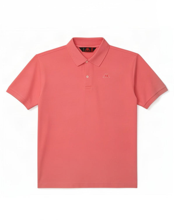 Polo Kappa Uomo Large Rosa In Cotone