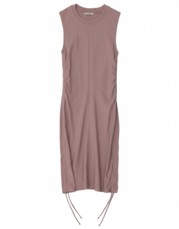 Abito aderente senza maniche da donna Zara UK 12 Viola medio