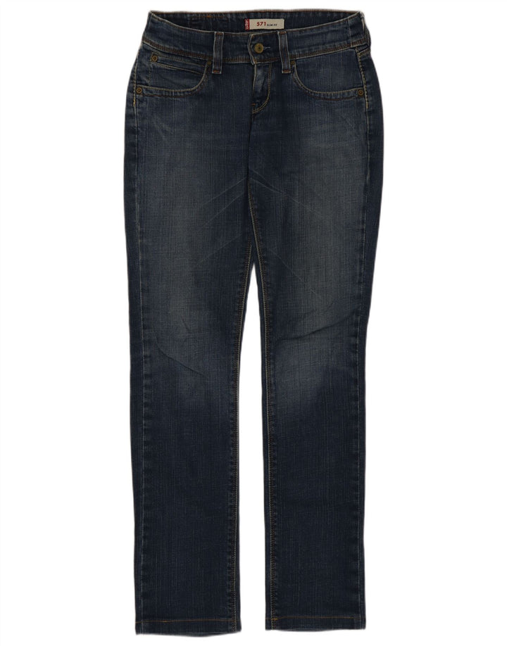 Jeans Levi's 571 Slim da donna W27 L31 in cotone blu