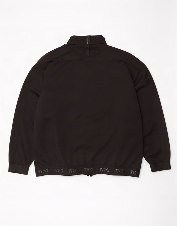 Giacca da ginnastica grafica da uomo Adidas 2XL nera in poliestere