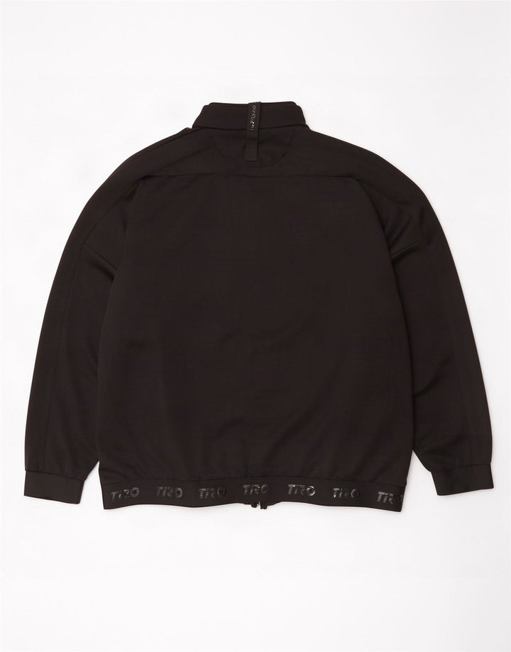 Giacca da ginnastica grafica da uomo Adidas 2XL nera in poliestere