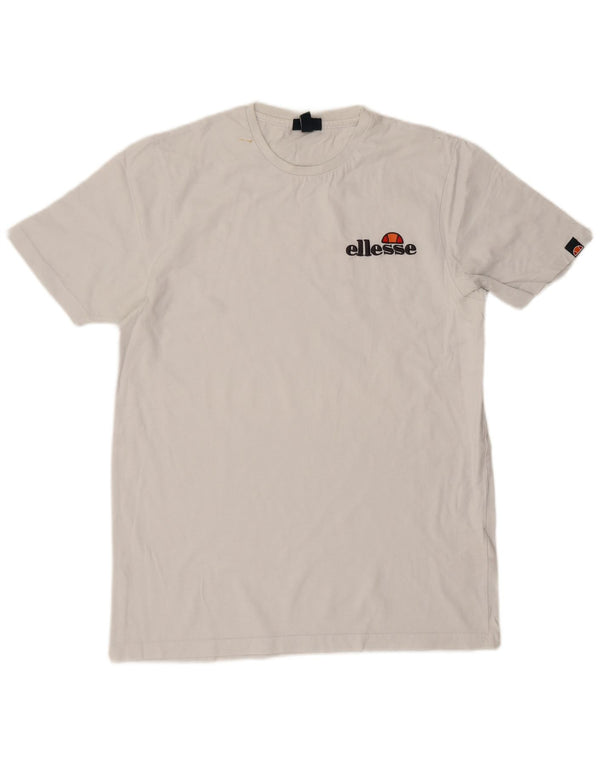 T-shirt da uomo Ellesse Top Large in cotone bianco