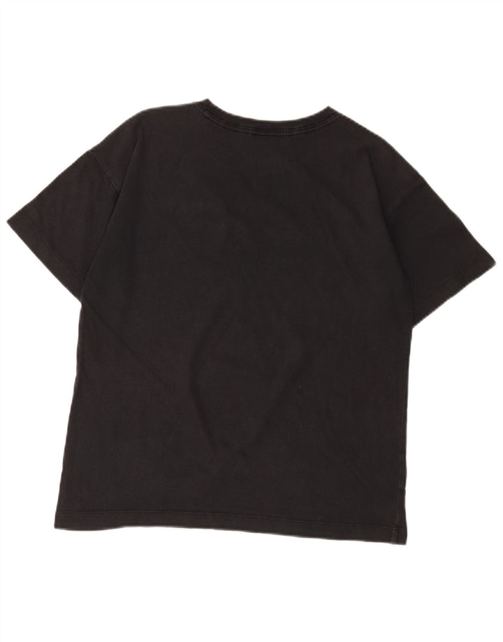 T-shirt grafica da donna CHAMPION Top UK 14 grande nera