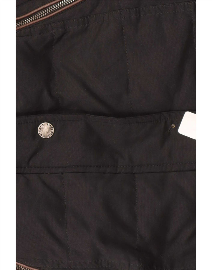 Cappotto imbottito con cappuccio da donna Fat Face UK 10 piccolo poliestere nero
