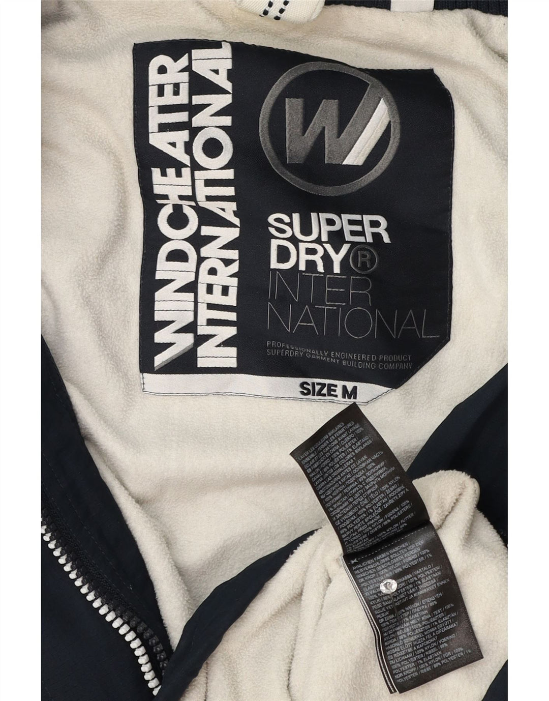 Giacca a vento da donna Superdry Windcheater UK 14 medio blu navy