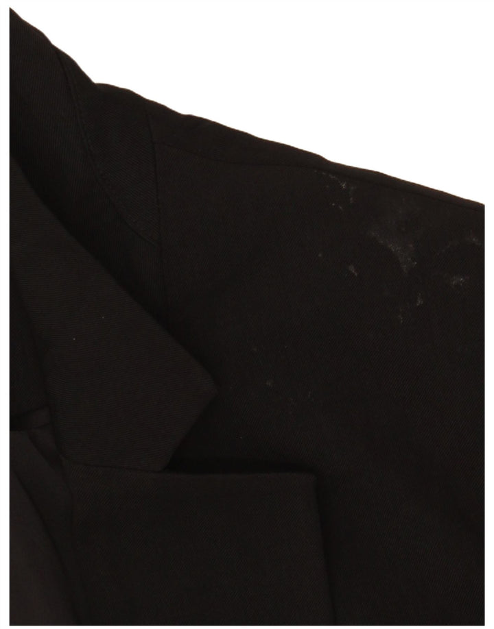 Giacca blazer da donna a 1 bottone Topshop UK 14 poliestere nero medio