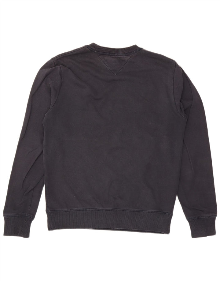 Tommy Hilfiger Uomo Felpa grafica Maglione medio blu navy a righe