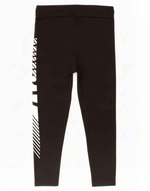 Leggings grafici da donna Puma UK 18 XL cotone nero