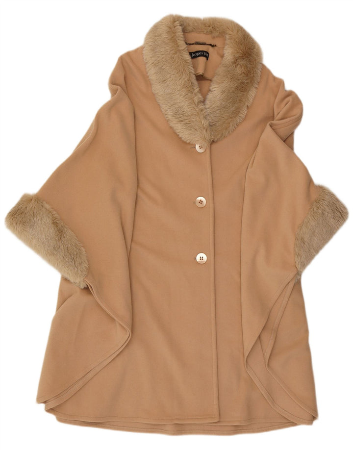 Cappotto poncho da donna Jacques Vert taglia unica in lana beige