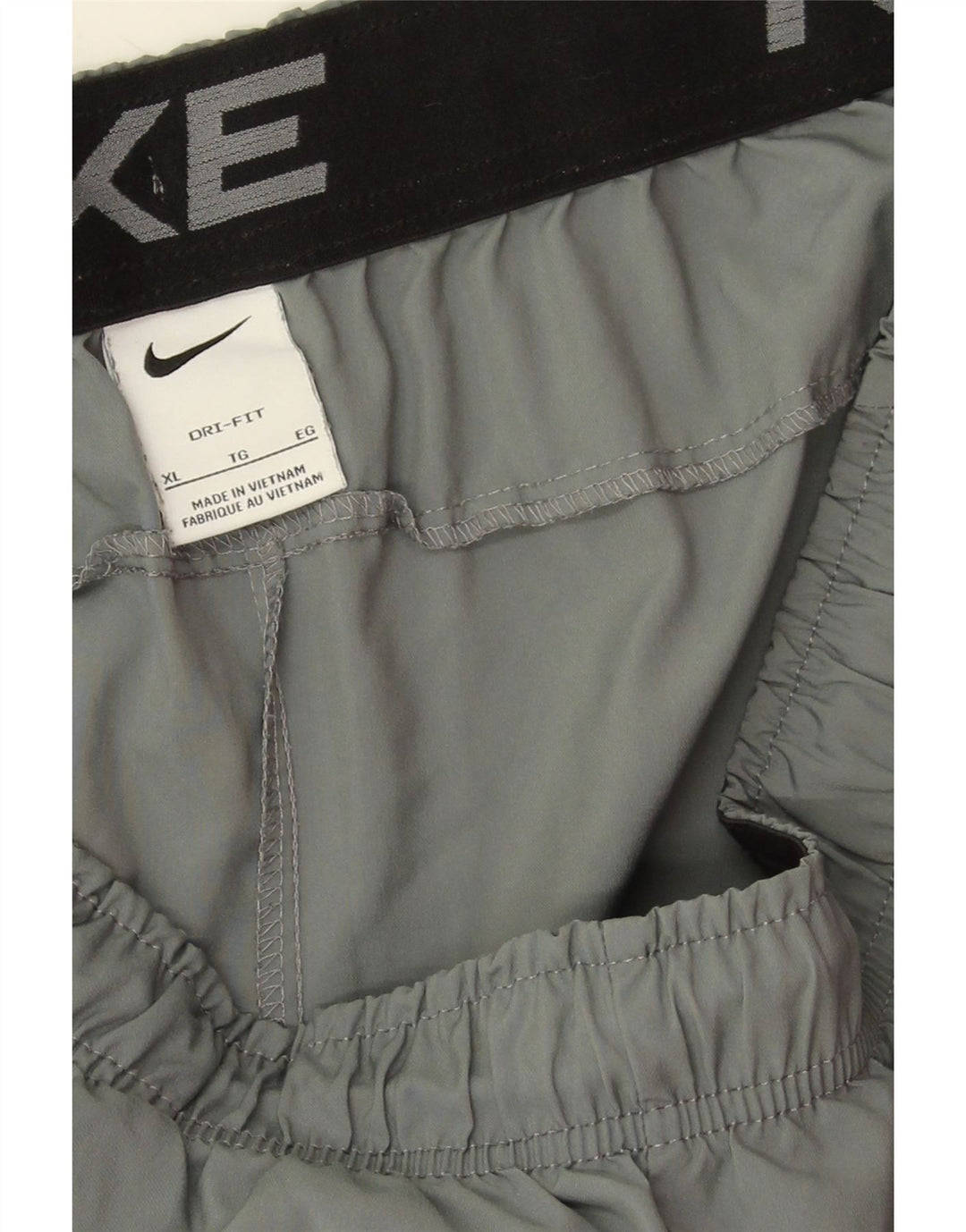 Pantaloncini sportivi Nike Dri Fit da uomo XL in poliestere grigio