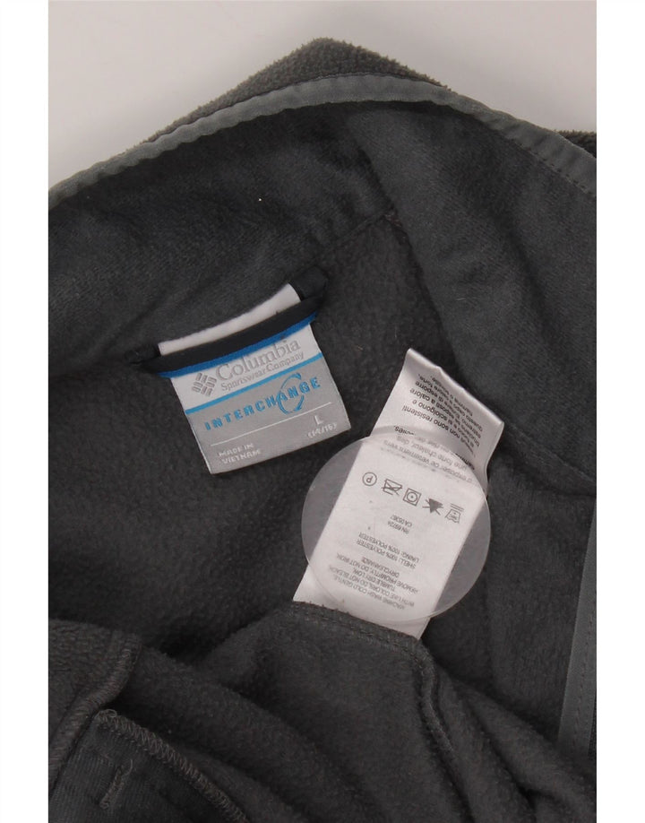 Giacca in pile Columbia da bambino 14-15 anni, grande, in poliestere grigio