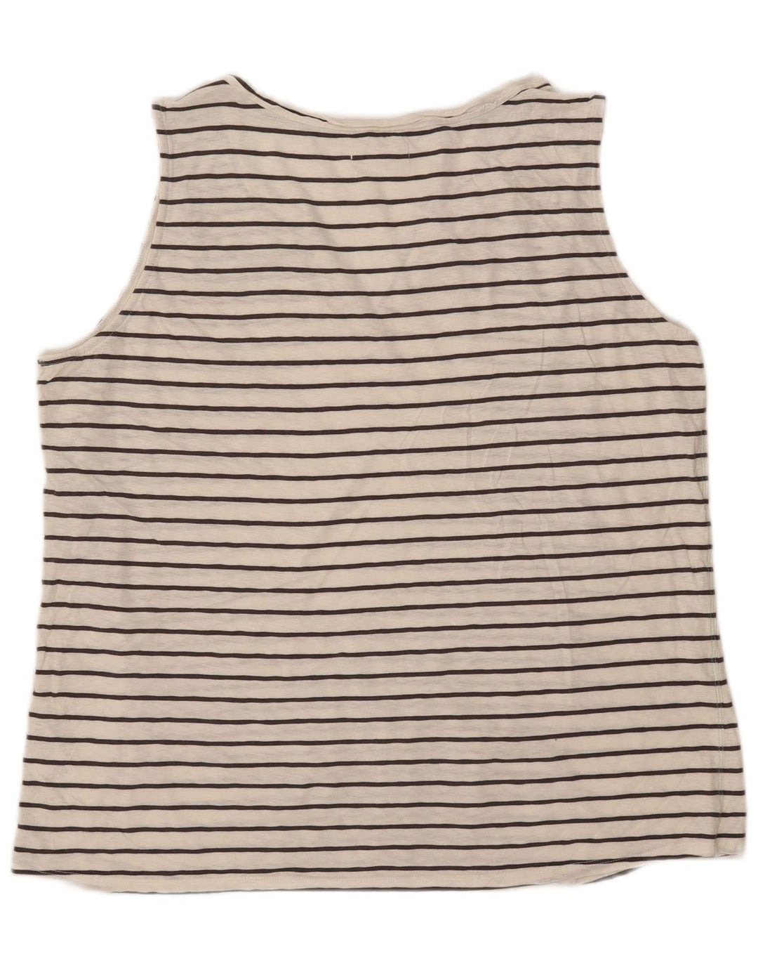Canotta da donna White Stuff UK 20 2XL Cotone a righe bianche